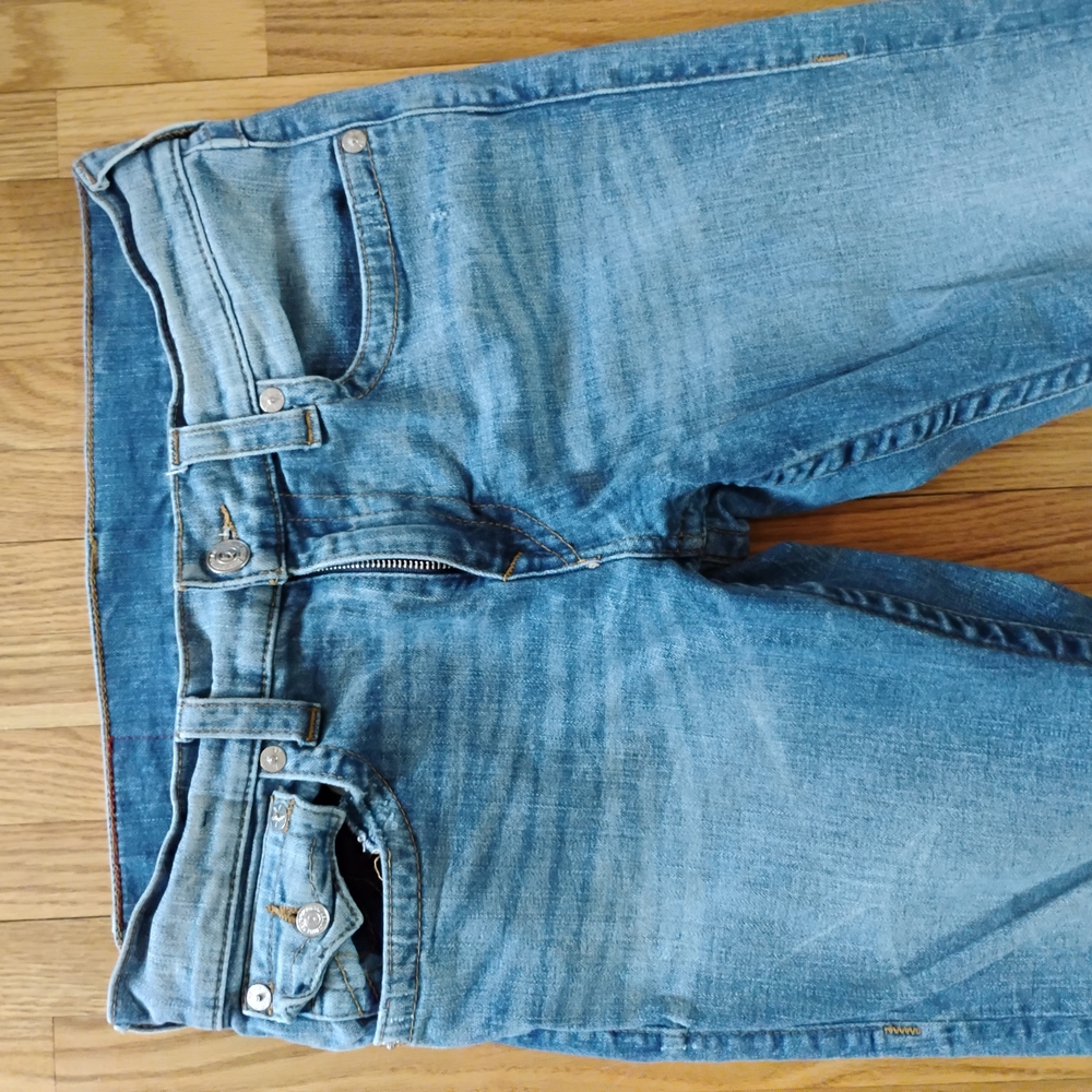 True Religion Blue Skinny Jeans Vintage Style